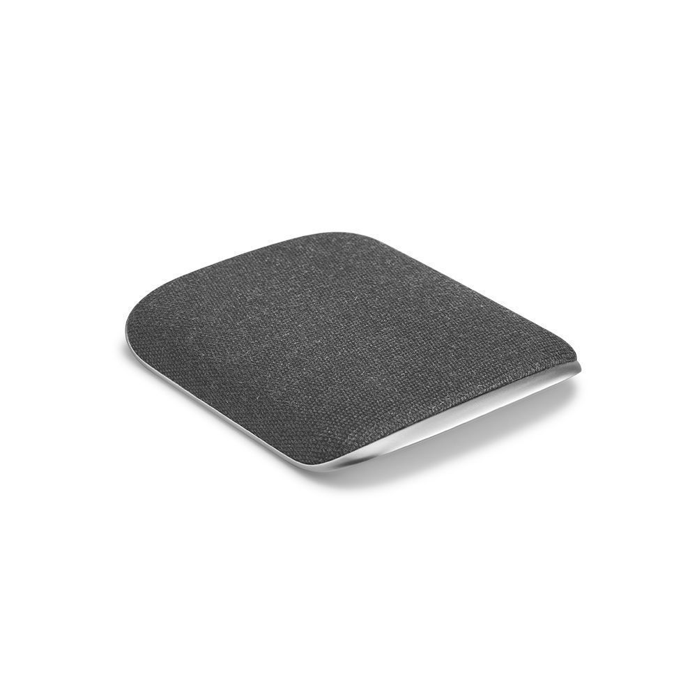 Ekston HORDE wireless charger that combines metal and fabric into a perfect crossover. Sophisticated designed object